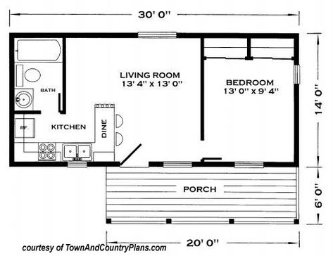 Small Cabin House Plans | Small Cabin Floor Plans | Small Cabin Construction Small Cabin House Plans, Small Cabin Floor Plans, 12x24 Tiny House, Small Cabin House, Guest House Plans, Cabin Floor, A Small House, Cabin Floor Plans, Small House Floor Plans