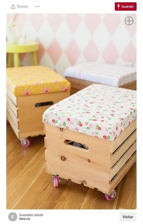 California Dreaming, Big News, Pallet Furniture, Room Organization, Furniture Projects, Pallet Diy, Diy Storage, Kids Furniture, Storage Furniture