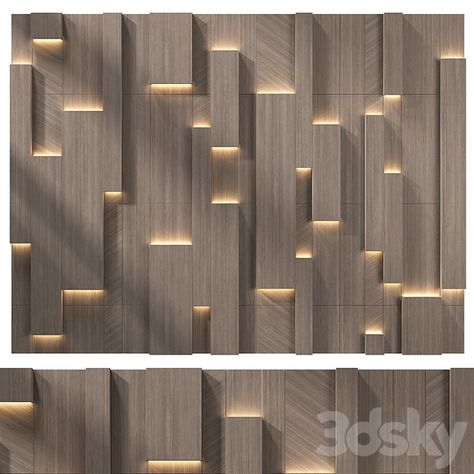 Wall Panel Decor 143 - Other decorative objects - 3D model Paving Texture, 3d Tiles, Wooden Screen, Decorative Plaster, 3d Panels, Wood Panel Walls, Wall Racks, Soft Seating, Kitchen Gifts