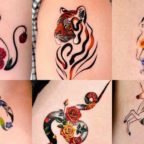 𝐅𝐥𝐮𝐟𝐟𝐲 𝐋𝐞𝐞🇰🇷 on Instagram: "Chinese Zodiac 🐁🐂🐅🐇🐉🐍🐎🐏🐒🐓🐕🐖" Tiger Chinese Zodiac Tattoo, Chinese New Year Tattoo, Chinese Zodiac Tattoo, Pig Chinese Zodiac, Finger Tattoos For Women, Chinese Zodiac Tiger, Finger Tattoo For Women, Zodiac Tattoo, Family Tattoos