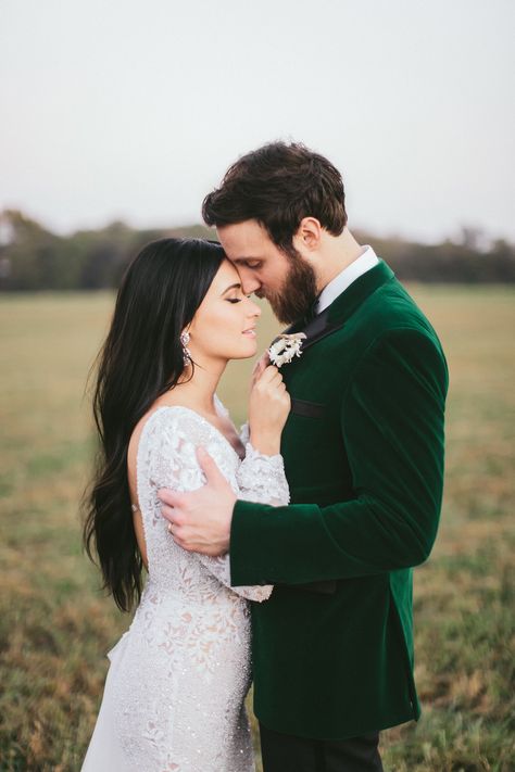 Ruston Kelly, Couple Style, Emerald Wedding, Wedding Makeup Looks, Tennessee Wedding, Green Suit, Estes Park, Groom Attire, Wedding Guide