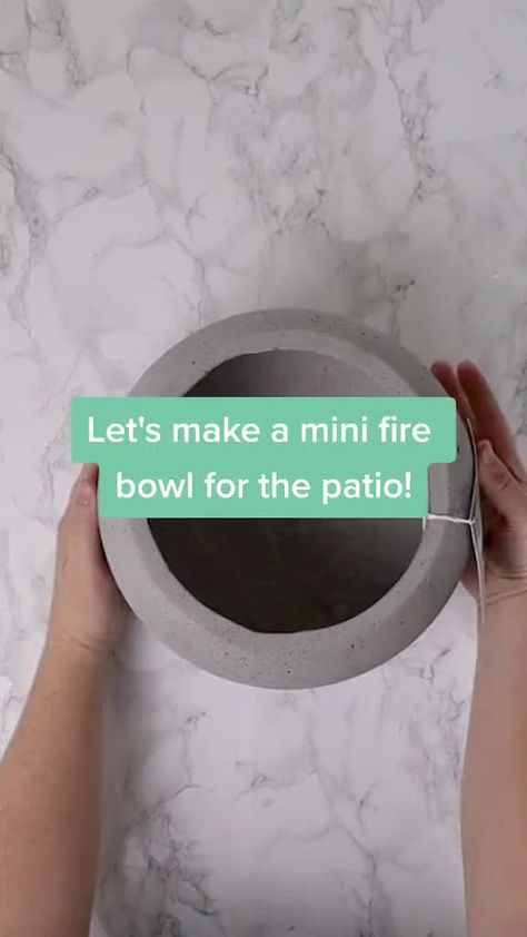 The DIY Mommy - Who's ready for patio season?! 🙋‍♀️ I... Diy Fire Bowl, Diy Tabletop Fire Bowl, Mini Fire Pit, Diy Tabletop, Tabletop Fire Bowl, Indoor Fire Pit, Diy Mommy, Outdoor Fire Table, Fire Pots