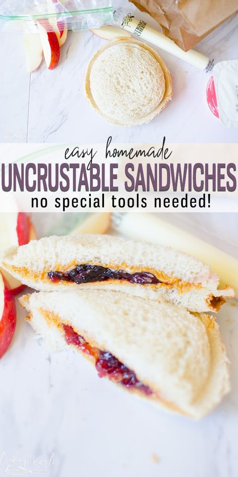 Homemade Uncrustables Recipe - Cooking With Karli Homemade Uncrustables, Easy Toddler Snacks, Daycare Meals, Cooking With Karli, Road Trip Food, Whats For Lunch, Healthy Toddler Meals, Make School, Homemade Snacks