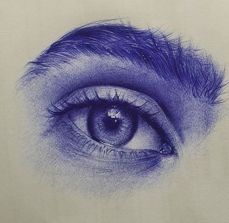 Biro Pen Eye Drawing, Ball Pen Sketch, Ball Pen Art, Ballpen Drawing, Biro Art, Ballpoint Pen Art, Choose Her, Ink Pen Art, Pen Art Work