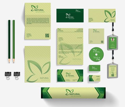 Professional Stationary Design, Stationary Business Card, Stationary Kit Design, Branding Design Stationery, Stationary Graphic Design, Office Stationary Design, Brand Stationary Design, Graphic Design Stationary, Corporate Stationary Design