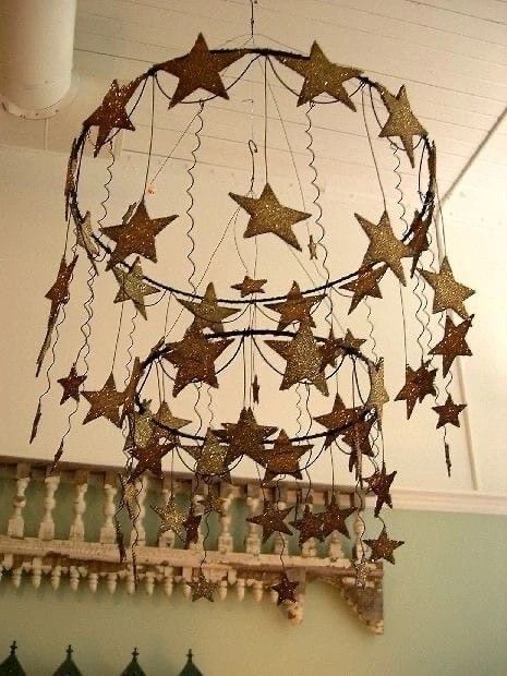 Kattokruunu Diy, Star Chandelier, Star Mobile, The Ceiling, 가을 패션, My New Room, Larp, Dream Room, Room Inspo