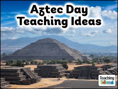 Aztec Unit Study, Aztec School Project Ideas, Aztec Paintings, Homeschool Units, 6th Grade Social Studies, Ancient Aztecs, Teaching Lessons, Aztec Calendar, Project Board