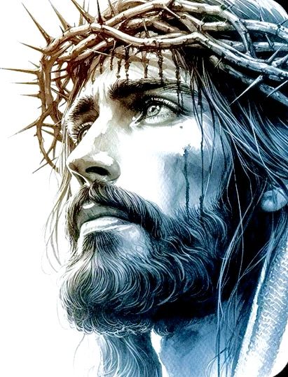 Jesus Face Drawing, Lds Pictures Of Jesus Christ, Jesus Painting Ideas, Jesus Reference, Christ Drawing, Jesus Carrying The Cross, Jesus Christ Drawing, Jesus Sketch, Jesus Drawing