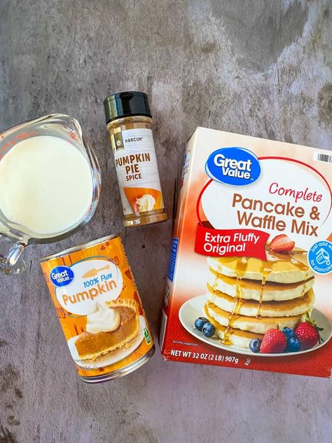 Pumpkin Pancake Mix, Pancake Mix Muffins, Pumpkin Pancakes Easy, Spice Pancakes, Pumpkin Spice Waffles, Pancake Mix Recipe, Homemade Pancake Mix, Pumpkin Spice Pancakes, Flavored Pancakes