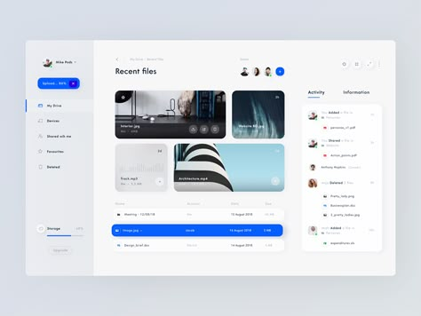 📑 Module.inc - File Manager by Maciej Dyjak Ui Design Tutorial, 블로그 디자인, Dashboard Interface, Module Design, Ui Ux 디자인, Ui Design Dashboard, Ios App Design, Desktop Design, Dashboard Ui