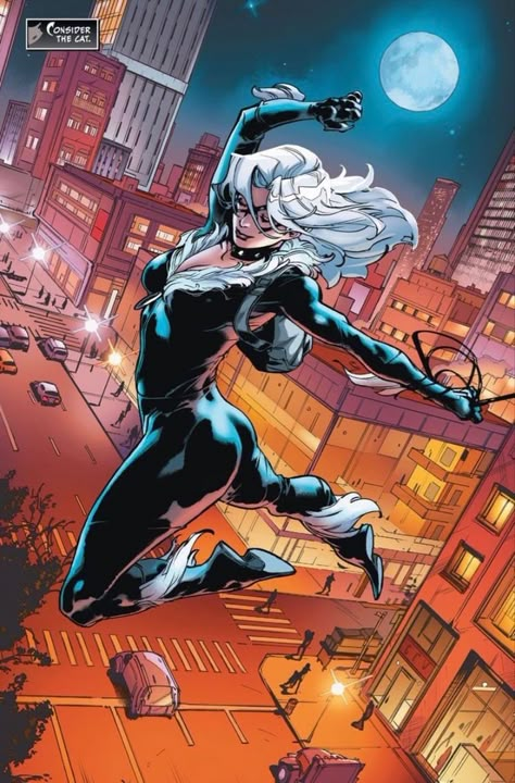 Black Cat Felicia Hardy, Spiderman Black Cat, Felicia Hardy, Black Cat Marvel, The Black Cat, Marvel Spiderman Art, Marvel Comic Character, Cat Black, Marvel Comics Art