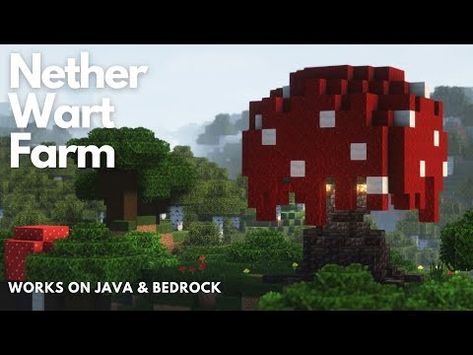 NETHER WART FARM | Minecraft Tutorial | Java & Bedrock [1.21+] - YouTube Nether Wart Farm Design, Nether Wart Farm, Farm Minecraft, Farm Design, Minecraft Tutorial, Join Me, The Process, Java, Minecraft