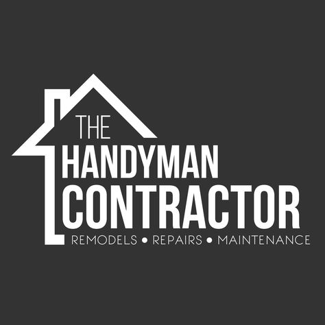 Logo design for home improvement company. #logo #contractor #design #graphicdesign #modern Home Improvement Logo, Handyman Logo, Small Business Week, Handyman Business, Construction Company Logo, Construction Logo Design, Architecture Logo, Real Estate Logo Design, Furniture Logo