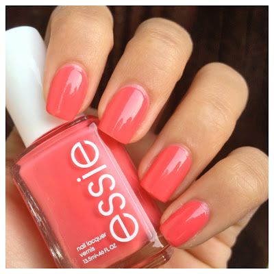 Essie 'Cute As a Button'...have it on my toes now, perfect summer color :) Cute Nail Polish Colors, Cute Nail Polish, Happy Nails, Nail Polish Art, Cute Nail, About Books, Cute As A Button, Essie Nail Polish, Colorful Nail Designs