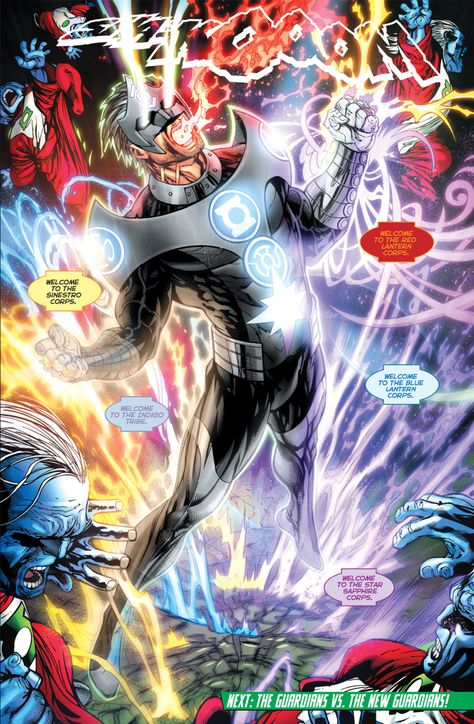 kyle rayner wearing all 7 rings Kyle Rayner Green Lantern, Green Lantern Kyle Rayner, Red Lantern Corps, Kyle Rayner, Green Lanterns, White Lantern, Bd Art, Blue Lantern, Green Lantern Corps