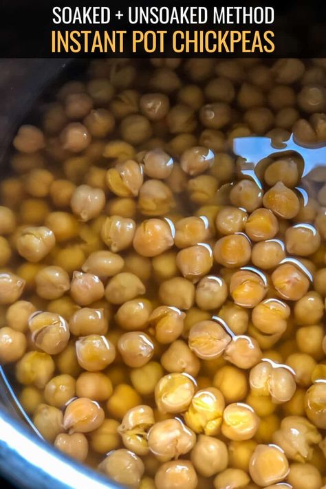 Pressure Cooker Chickpeas, Instant Pot Chickpeas, Cook Chickpeas, Indian Meals, Dry Chickpeas, How To Cook Beans, Best Instant Pot Recipe, Indian Bread, Low Carb Vegan