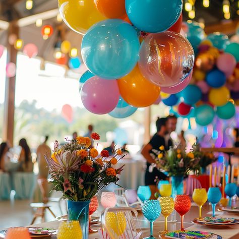 Balloons are one of the most versatile decorations for any occasion. They can be used to create a fun and festive atmosphere or add a touch of elegance to any event. At A Little Whimsy, we offer a wide range of balloons to fit any theme or occasion. Our balloons can transform your event space into a wonderland of colour and joy, from centrepieces to insta-worthy backdrops we’ve got you covered!. From birthdays to weddings, corporate events to baby showers, our balloon magic is sure to make... Colourful Baby Shower Theme, Baby Shower Color Themes, Balloon Arch Wedding, Beautiful Balloons, Classic Wedding Decorations, Colourful Balloons, 4th Birthday Parties, Baby Shower Theme, Party Shop