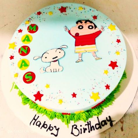 SHINCHAN THEME CAKE The cutest most Naughty cartoon themed cake. This makes every kid sing! 'Mera naam bhi Shinchan hai! Mai shararat se bhara!" Don't tell me you didn't read it in rhyme 😂 This is how fun this cake is! Order nor through DM. You can call us at 9997122050 and can visit us online at www.avonbakers.com  #avon #avonbakers #avonstudios #shinchan #shinchancake #shinchanmemes #kidscake #kidscartoon #cartooncake #birthdaycake #cakewars #cakegoals #cakewars Shinchan Birthday, Shinchan Cake, Shinchan Wallpapers, Letter Cake, Kids Singing, Bakery Menu, Beautiful Cake Designs, India Style, Cartoon Cake