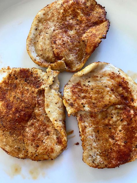 Air Fryer Turkey Breast Cutlets – Keto, No Breading – Melanie Cooks Turkey Chops In Air Fryer, Easy Turkey Cutlet Recipes, Air Fryer Turkey Cutlets, Turkey Breast Cutlets Recipes, Turkey Breast Cutlet Recipes, Temperature To Cook Turkey, Turkey Cutlets Recipe, Turkey Breast Cutlets, Thanksgiving Turkey Breast