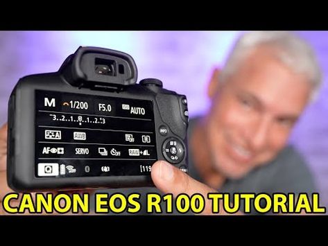 Canon EOS R100 Camera Settings, Tips & Tutorial - YouTube Canon Eos R50, Camera Hacks, Camera Settings, Mirrorless Camera, Professional Photography, Canon Eos, Eos, Canon, Need To Know