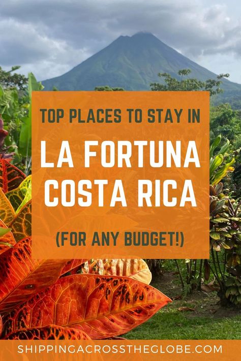 Top Places to Stay in La Fortuna, Costa Rica for any budget. Visit shippingacrosstheglobe.com Costa Rica Liberia, Costa Rico, Arenal Costa Rica, Costa Ric, Fortuna Costa Rica, Costa Rica Hotel, Costa Rica Resorts, Best Family Resorts, Vacation Locations