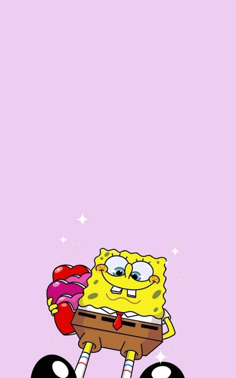 Pink Spongebob, Wallpaper Aesthetic Cute, Spongebob Iphone Wallpaper, Iphone Background Pink, Valentine Wallpaper, Iphone Wallpaper Violet, Plain Wallpaper Iphone, Valentines Wallpaper Iphone, Spongebob Cartoon