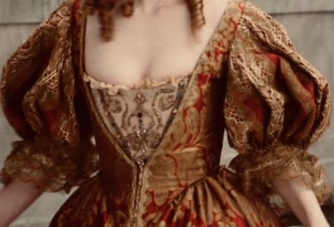 Noble Aesthetic, Royal Aesthetic, Dresses Aesthetic, Medieval Costume, Red Queen, Fantasy Aesthetic, Bedroom Styles, Orange Yellow, Ruffles