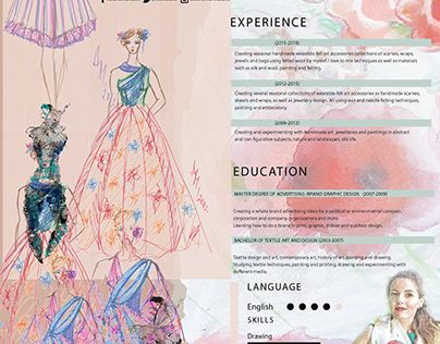 Check out new work on my @Behance profile: "CV Bio - Graphic design, and textile" http://be.net/gallery/101664731/CV-Bio-Graphic-design-and-textile Cv Fashion Designer, Cv Infographic, It Cv, Creative Cv, Cv Design, Textile Designer, Design Advertising, Graphic Design Advertising, Art Accessories