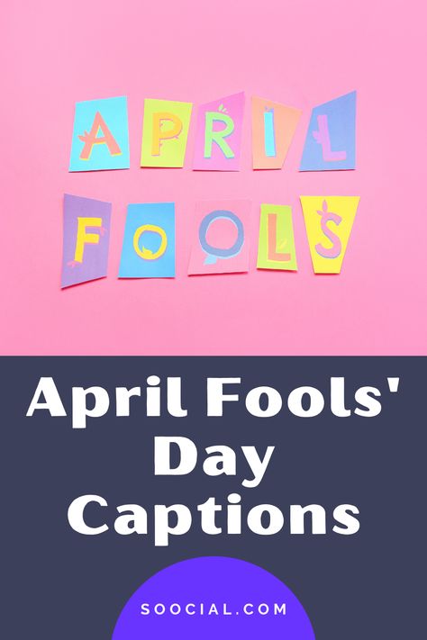 April Captions For Instagram, April Fools Sayings Quotes, April Fools Captions For Instagram, April Fool Quotes, Preschool April Fools Jokes, Day Captions, April Fool's Day, Happy April, April Fool