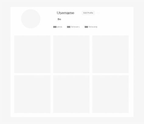 Blank Instagram Profile, Instagram Profile Template, Instagram Profile Picture, Profile Template, Aesthetic Template, Instagram Aesthetic, Profile Picture, Instagram Profile, Instagram