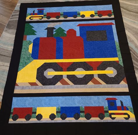 Train Quilt Pattern, Train Quilt, Farm Quilt Patterns, Twin Quilt Pattern, Butterfly Quilt Pattern, Car Quilt, Dinosaur Quilt, Stitches Sewing, Girl Quilts Patterns