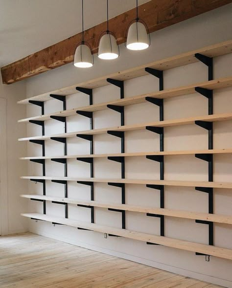 Outsmart Small Space with These 50 Creative Garage Storage Ideas ~ Matchness.com Rak Sepatu Diy, Diy Shoe Rack, Green Hallway, Garage Organize, Entrance Modern, Modern Hallway, Craft Room Storage, Narrow Hallway, Diy Flooring