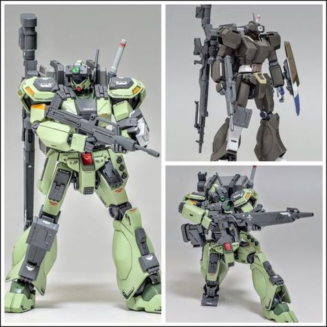 Gundam Ground Type Custom, Gm Ground Type, Jegan Gundam, Jegan Custom, Gundam Concept, Gundam Collection, Custom Gunpla, Japanese Robot, Power Armour