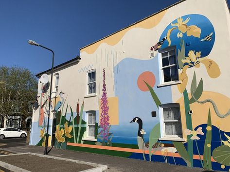 Walthamstow Wetlands — hixxy | Josephine Hicks Walthamstow Wetlands, Wildlife Mural, Big Paintings, Pathway Garden, Silver Market, Series Painting, Coffee Place, Mural Artist, Girl Scout Juniors