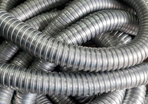 Flexible Metallic Conduit (FMC) Stage Crew, Electrical Conduit, Electrical Code, Custom Sport Bikes, House Wiring, Cable Management System, Plumbing Pipes, Metal Pipe, Higher Design