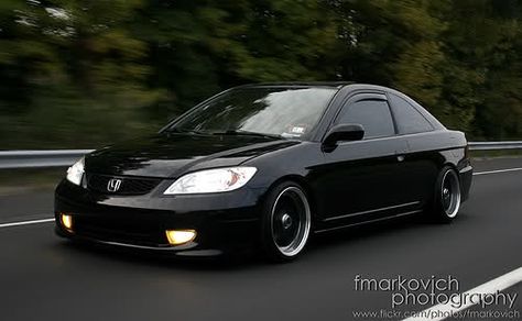 HONDA CIVIC (ES) EAGLE EYE #HONDA #CIVIC Black Honda Civic, Honda Civic Es, Honda Civic 2003, Civic Jdm, Honda Civic 2005, Honda Civic Si Coupe, Honda Civic Vtec, 2005 Honda Civic, Honda Civic 2002