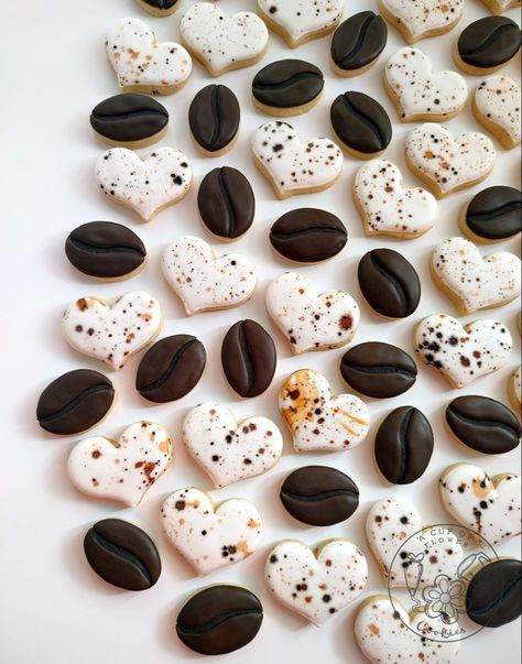 Coffee Bridal Shower, Cookie Techniques, Bridal Shower Cookies, Coffee Wedding, Bridal Shower Inspiration, Coffee Cookies, Coffee Theme, Creative Cookies, Iced Cookies