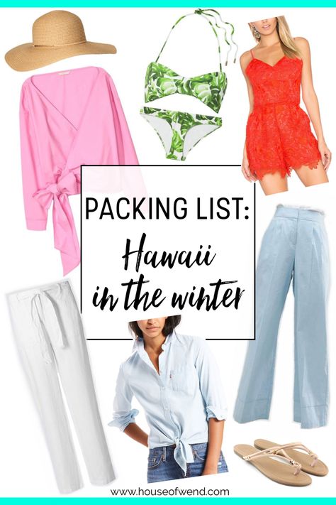 Hawaii In February Packing, Outfits For Hawaii In February, Hawaii Outfits In December, Packing For Hawaii In January, Hawaii Outfits Winter, Packing For Hawaii In December, Hawaii December Outfits, What To Wear In Hawaii In November, Winter In Hawaii Outfits