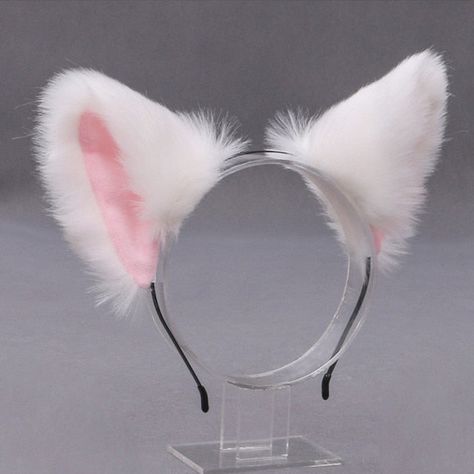 30 Colors Cartoon Cat Ears Hairband Headwear Fur Ear Cat Cosplay Head Band Hair Accessories For Women Girls Kid Party Headband Pet Regressor, Cat School, Cosplay Hair Accessories, Kitty Makeup, Cat Cosplay, Fur Suit, Hello Kitty Makeup, Cat Ears Headband, Fur Headband