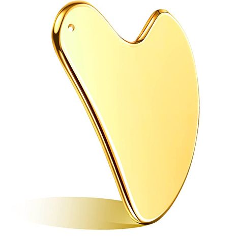 Amazon.com : Nuanchu Stainless Steel Gua Sha Facial Tools Guasha Tool for Face Metal Gua Sha Tighten Skin Heart Massage Guasha Beauty Tool for Body Eyes Neck Massager with Travel Pouch (Gold, Heart Style) : Beauty & Personal Care Steel Gua Sha, Facial Tools, Soft Tissue Injury, Facial Massage Tool, Gua Sha Massage, Gua Sha Facial, Tighten Skin, Gua Sha Tools, Muscle Relief