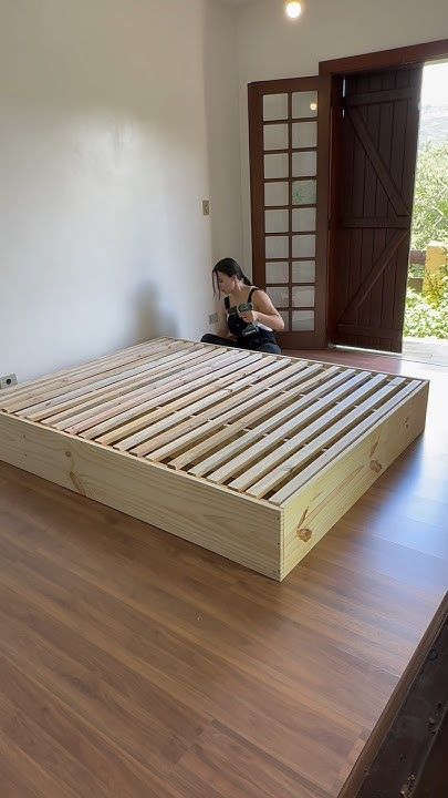 Pensando em trocar de cama? Ja salva esse vídeo de cama box.  #diy #reels #camabox Bed Plans, Cama Box, Bed, The Originals