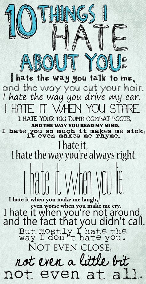 10 things i hate about you - Love this movie! What I Like About You, 10 Things I Hate About You, Julia Stiles, Positive Sayings, It Goes On, Cute Quotes, Movie Quotes, The Words, Great Quotes