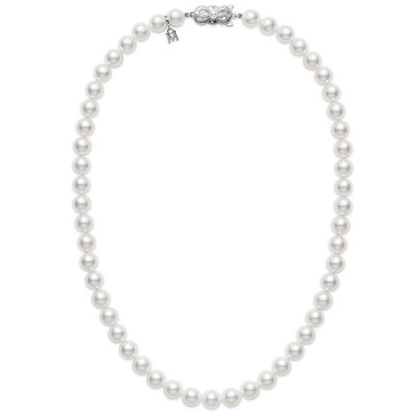 16" Akoya Cultured Pearl Necklace 18 karat White Gold Clasp (334,250 INR) ❤ liked on Polyvore featuring jewelry, necklaces, white gold necklace, white gold jewelry, freshwater cultured pearl necklace, 18 karat gold necklace and 18k white gold necklace Mikimoto Jewelry, Best Necklace, Gold Pearl Jewelry, Pearl Strands Necklace, Mikimoto Pearls, Pearl And Diamond Necklace, Pearl Shop, Pearl Strand, White Pearl Necklace