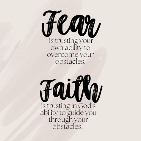 Faith Stronger Than Fear, Faith Over Fear Scripture, Faith Vs Fear, Fear Vs Faith, Lds Motivational Quotes, Overcome Fear Quotes, Fear Quotes Overcoming, Quotes About Overcoming Fear, Faith Over Fear Quotes