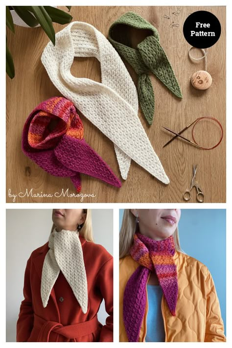 Bescarfed Scarf Free Knitting Pattern Knit Neck Scarf, Small Scarf Knitting Pattern, Knitted Neck Scarf, Bandana Knitting Pattern Free, Sophie Scarf Free Pattern, Knit Bandana Pattern Free, Sophie Scarf Pattern Free, Free Knitting Pattern Scarf, Sophie Scarf Pattern