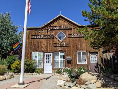 Nederland, Colorado Nederland Colorado, Colorado Towns, Colorado History, Boulder Creek, Waterfall Trail, Pedestrian Bridge, Mountain Town, Mountain Hiking, Main Street