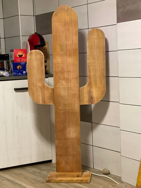 Wooden Cactus Cutout, Wooden Party Props, Diy Wood Cactus, Wooden Cactus, Cowboy Themed Birthday Party, Cactus Wood, Cowboy Theme Party, Wild West Party, Western Theme Party