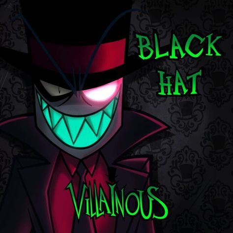 Black Hat Villainous, Cartoon Network Fanart, Hat Organization, Anime Crafts, Cartoon Memes, Cartoon Games, Bts Chibi, Cartoon Shows, Black Hat