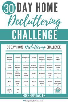 Declutter Your Home In 30 Days, Declutter Challenge 2023, Declutter 2023, How To Declutter Your Home, Decluttering Calendar, Declutter Room, Organize Checklist, Declutter Your Home Checklist, Hoarder Help