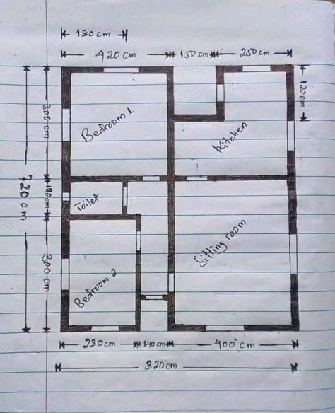 Blueprint Of House Floor Plans, Pattern House Design, Building Plans House Design, Simple Two Bedroom House Design, Floor Plan Design Drawing, 5 Bedroom House Plans Modern, 2 Bedroom House Plans Modern Design, 4 Bedroom House Design With Floor Plan, 2 Bedroom House Plans Modern